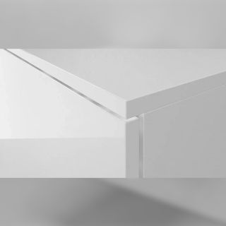 Тумба подвесная без столешницы Velvex Unit tp.UNI.50.1Y белый глянец, 50 см